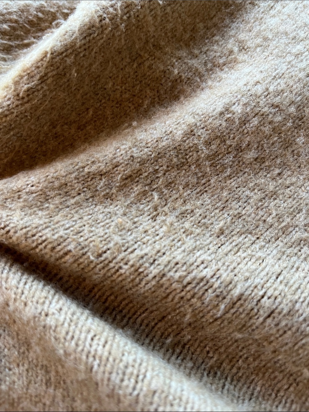 Mango Women's Crewneck Sweater in Camel Brown - Picture 4 of 4